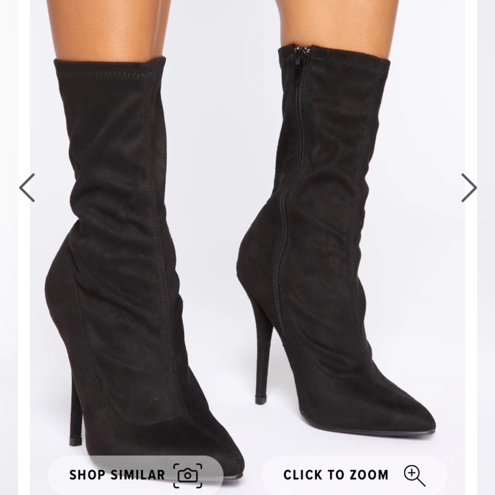 No snakes allowed fashion nova booties size 9